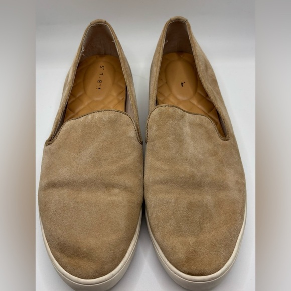 Birdies Shoes - Birdies The Blackbird Tan Suede Slip-On Loafers Size 6.5